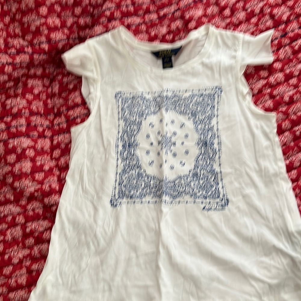 Polo shirt girls size L 12/14 smoke free pet free home excellent condition